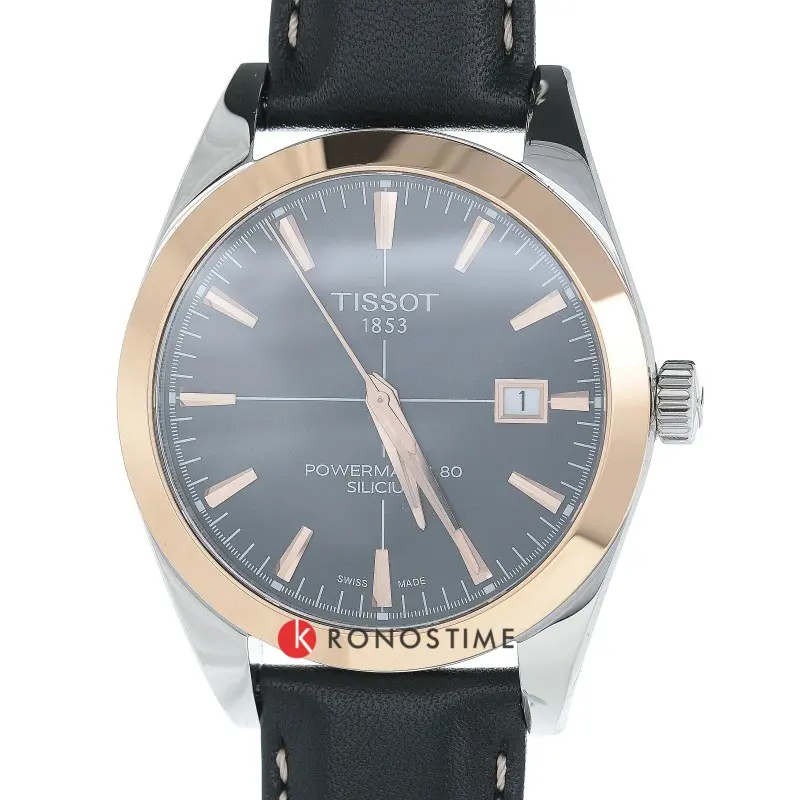 Фотография часов Tissot Gentleman Powermatic 80 Silicium 18K Gold T927.407.46.051.00_1